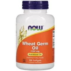 Натуральная добавка Now Foods Wheat Germ Oil 1130 мг 100 капсул (2022-10-2387)