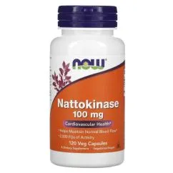 Натуральная добавка Now Foods Nattokinase 100 мг 120 капсул (2022-10-1354)