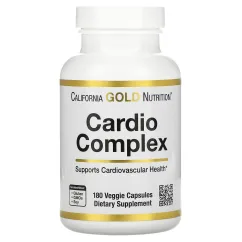 Вітаміни California Gold Nutrition Cardio Complex 180 капсул (2022-09-1022)