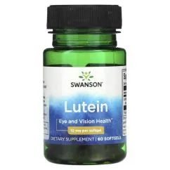 Пищевая добавка Swanson Ultra Lutein 10 мг 60 капсул (16734)