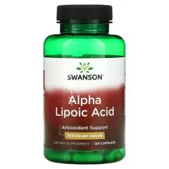 Натуральна добавка Swanson Alpha Lipoic Acid 300 мг 120 капсул (100-48-0650158-20)