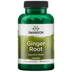 Натуральная добавка Swanson Ginger Root 540 мг 100 капсул (100-78-0682898-20)