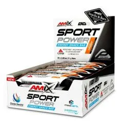 Батончики Amix Sport Power Energi Snack Bar 20x45 г With Caffeine-Blood Orange (2022-10-0929)