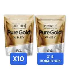 Протеин Pure Gold Protein Compact Whey Protein 2300 г x 10+x1 Протеин Compact Whey Protein 2300 г в подарок! (promo_Compact Whey2300)