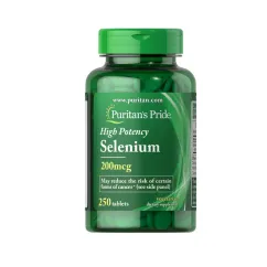 Натуральна добавка Puritan's Pride Selenium 200 мг 250 таб (100-75-6730840-20)