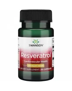 Натуральна добавка Swanson Resveratrol 100 мг 30 капсул (100-61-8413201-20)