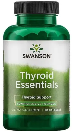 Витамины Swanson Thyroid Essentials 90 капсул (100-33-9624678-20)