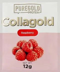 Натуральна добавка Pure Gold Protein Collagen 12 г Raspberry (2022-09-9966)
