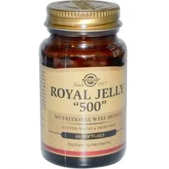 Натуральна добавка Solgar Royal Jelly 500 60 капсул (2022-10-1543)