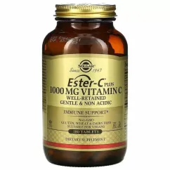Вітамін Solgar Ester-C Plus 1000 мг Vitamin C 180 таб (2022-10-2987)