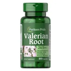 Натуральна добавка Puritan's Pride Valerian Root 265 100 капсул (2022-09-0449)