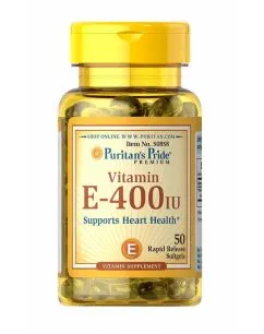 Вітамін E Puritan's Pride 180 мг 400 IU 50 капсул (100-93-5558927-20)