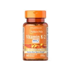 Витамин k-2 Puritan's Pride Mena q7 50 мкг 60 капсул (2022-09-0198)
