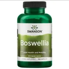 Натуральна добавка Swanson Boswellia 400 mg 100 капсул (100-32-5900626-20)