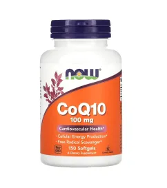 Вітаміни Now Foods CoQ10 100 мг 150 софт гель (733739032096)