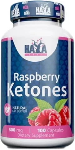 Натуральна добавка Haya Labs Raspberry Ketones 500 мг 100 капс (854822007026)