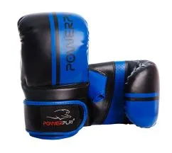 Рукавички боксерські PowerPlay 3025 Black/Blue XL (CN9447-4)
