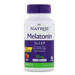 Натуральная добавка Natrol Melatonin 10mg Straw 60 +15 таб 11/2022 (47469071646)