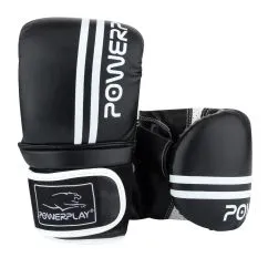 Перчатки боксерские PowerPlay 3025 Black/White L (CN9449-3)