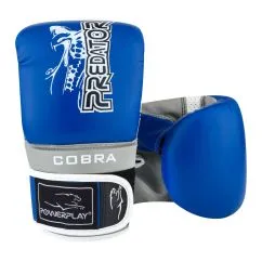 Перчатки боксерские PowerPlay 3038 Blue/Grey L (CN9475-3)
