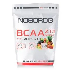 Аминокислота BCAA Nosorog BCAA 2:1:1 200 г Фруктовый (CN9292-9)