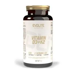 Вітаміни Evolite Nutrition D3+K2 120 капсул (22224-01)