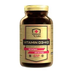 Витамины Immune Labs Vitamin D3+K2 120 капсул (22366-01)
