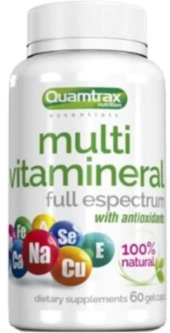 Витамины и минералы Quamtrax Multi Vitamineral 60 софт гель (8436046973046)