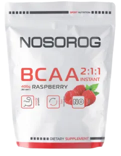 Амінокислота BCAA Nosorog BCAA 2:1:1 400 г Малина (2000000002316)