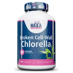 Натуральна добавка Haya Labs Broken Cell Wall Chlorella 100 кап (858047007359)