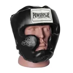 Боксерский шлем PowerPlay 3043 (тренировочный) Black M (CN11840-3)