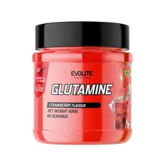 Аминокислота Evolite Nutrition Glutamine 400 г клубника (22167-01)