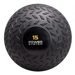 Мяч для фитнеса Power System PS-4117 SlamBall 15 кг Black (4017001100000)