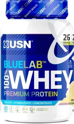 Протеїн USN Blue Lab 100% Whey Premium Protein 908 г vanilla (21990-07)