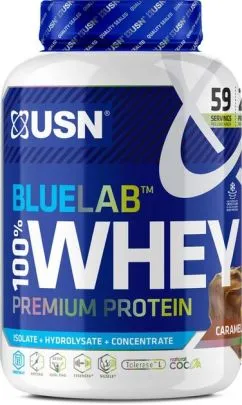 Протеїн USN Blue Lab 100% Whey Premium Protein 2 кг caramel chocolate (21989-02)