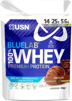 Протеин USN Blue Lab 100% Whey Premium Protein 476 г шоколад (21991-02)