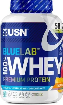 Протеїн USN Blue Lab 100% Whey Premium Protein 2 кг tropical smoothie (21989-08)