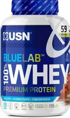 Протеин USN Blue Lab 100% Whey Premium Protein 2 кг шоколад (21989-04)