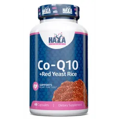 Вітаміни Haya Labs Co-Q10 60mg. & Red Yeast Rice 500mg 60 капс (853809007912)