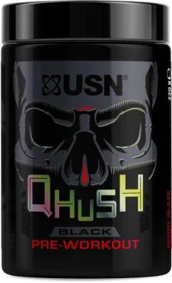 Передтренувальний комплекс USN Qhush Black Pre-workout 220 г berry blaze (21987-01)