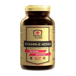 Вітаміни Immune Labs Vitamin E 400IU 100 капсул (22367-01)