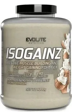 Протеин Evolite Nutrition Iso Gainz 4 кг coconut (22172-03)