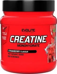 Креатин Evolite Nutrition Creatine Monohydrate 500 г клубника (22159-03)