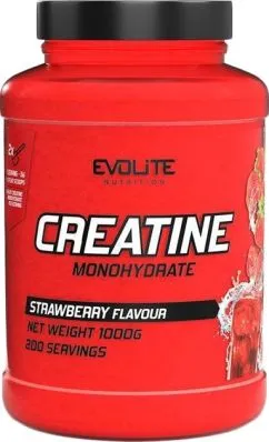 Креатин Evolite Nutrition Creatine Monohydrate 1 кг клубника (22161-02)
