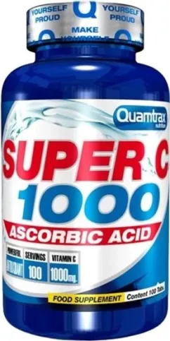 Витамины Quamtrax Super Vitamin С 100 таб (8436046970229)