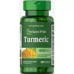 Натуральна добавка Puritan's Pride Turmeric Curcumin 400 мг- 100 капс (74312105258)