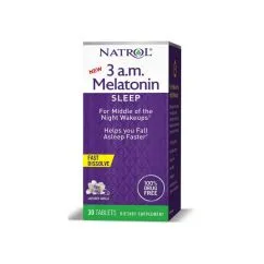 Натуральная добавка Natrol Melatonin 3 a.m. Lavender Vanilla 24 таб 02/2022 (47469076986)