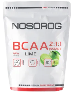 Аминокислота BCAA Nosorog BCAA 2:1:1 200 г Лайм (2000000003931)