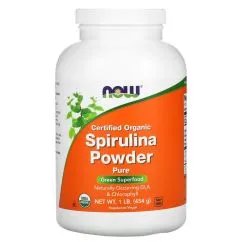 Натуральна добавка Now Foods Spirulina powder 454 г 10/2023 (733739027146)