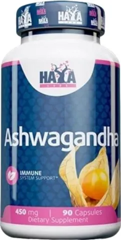 Натуральна добавка Haya Labs Ashwagandha 450 mg 90 капс (853809007004) - фото №2
